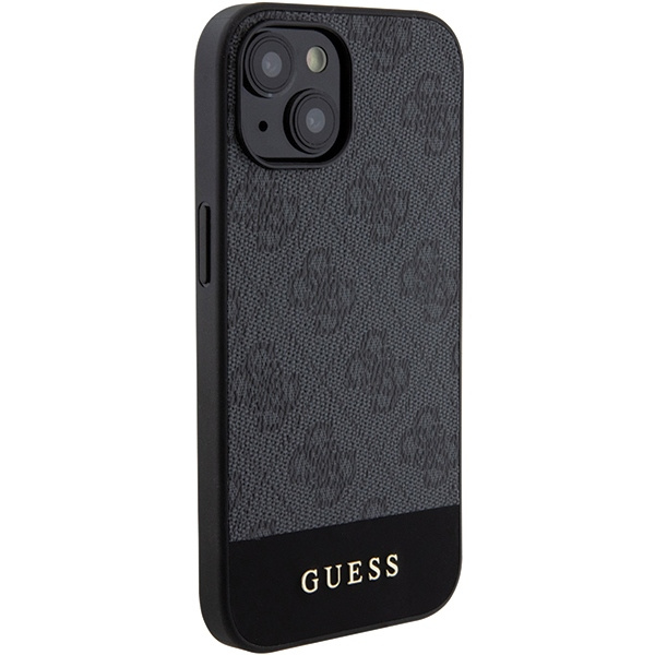 Guess GUHCP15SG4GLGR iPhone 15 / 14 / 136.1" szary/grey hardcase 4G Stripe Collection