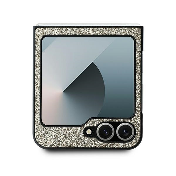 Guess GUHCZF6HGGSHD Z Flip6 F741złoty/gold 4G Glitter Script