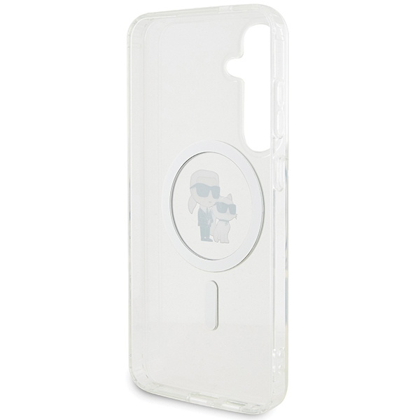 KARL LAGERFELD KLHMS24SHGKCNOT S24 S921 TRANSPARENT HARDCASE IML KARL&CHOUPETTE MAGSAFE