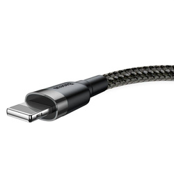 Baseus kabel Cafule USB - Lightning 3,0 m 1,5A szaro-czarny