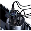 USAMS Rozgałęźnik samochodowy 2xUSB-A/1xUSB-C C28 245W szary/grey CC151TC01 (US-CC151)
