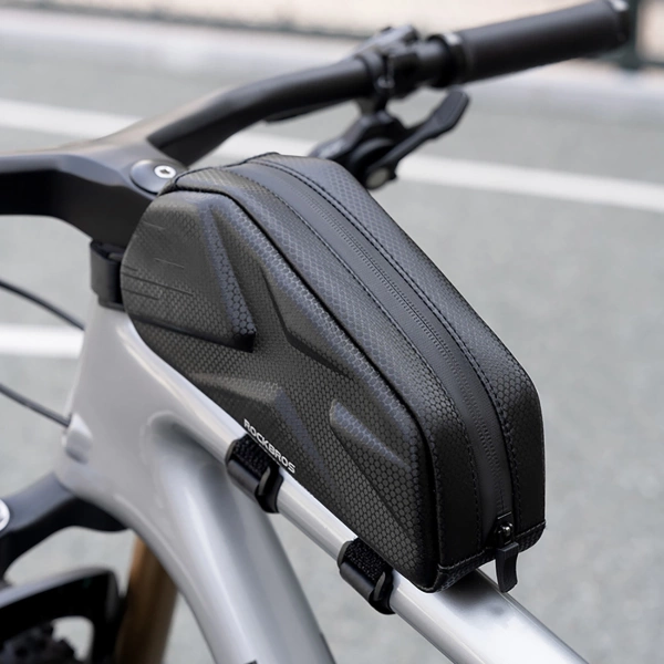 Rockbros Bike Bag, Rigid, Frame, Top Tube, 1.4l - Black