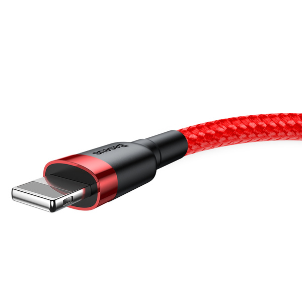 Baseus kabel Cafule USB - Lightning 2,0 m 1,5A czerwony