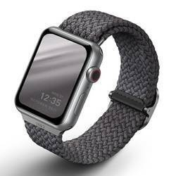 Pasek UNIQ Aspen Braided na Apple Watch 1/2/3/4/5/6/7/8/SE/SE2 40/38/41mm - szary