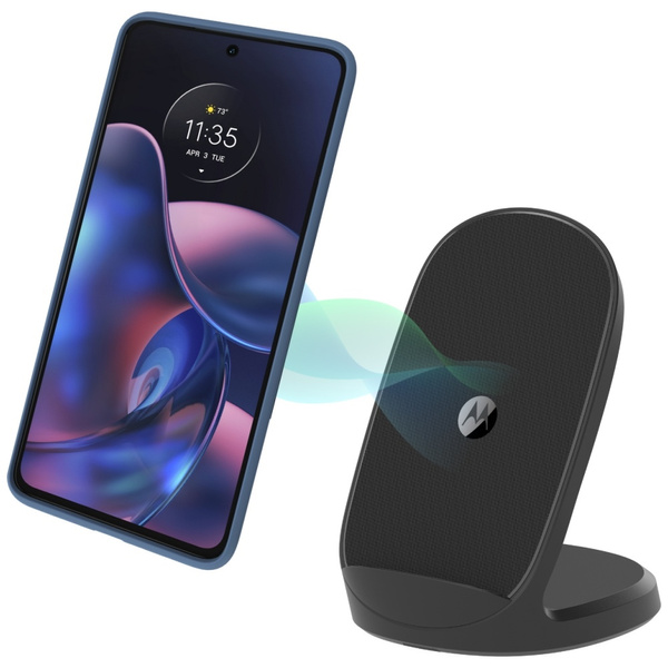 Ładowarka indukcyjna Motorola TurboPower 15W Stand Pad Qi czarna