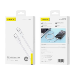 FONENG cable X110 USB-C - USB-C PD 60W 1.2M White