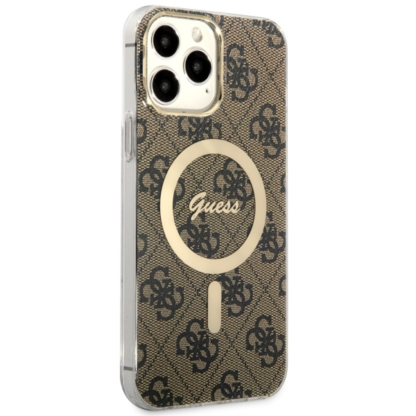 Guess GUHMP13XH4STW iPhone 13 Pro Max6.7" brązowy/brown hardcase 4G MagSafe