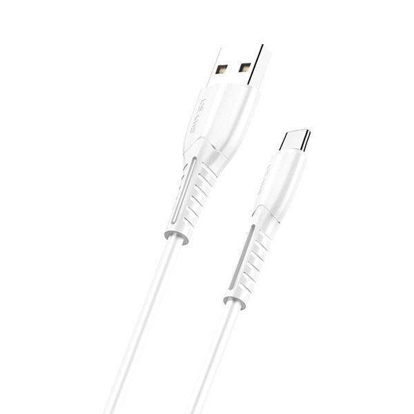 USAMS CABLE U35 MICROUSB 2A FAST CHARGE 1M WHITE