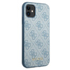 Guess GUHCN61G4GFBL iPhone 11 6,1"niebieski/blue hard case 4G Metal Gold Logo