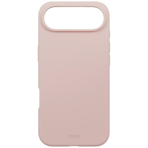 Etui UNIQ Lino do iPhone Air Magclick    Charging różowy