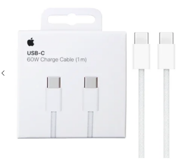 Kabel USB-C - USB-C Apple MQKJ3ZM/A 60W 1m - biały ORYGINALNA PLOMBA
