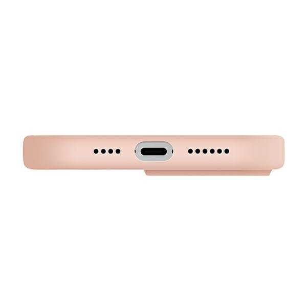 UNIQ etui Lino iPhone 14 / 15 / 13 6,1" różowy/blush pink