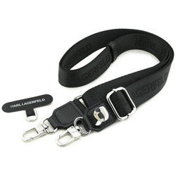 Uniwersalna smycz Karl Lagerfeld Universal Strap Tether Patch Karl Metal Logo czarny