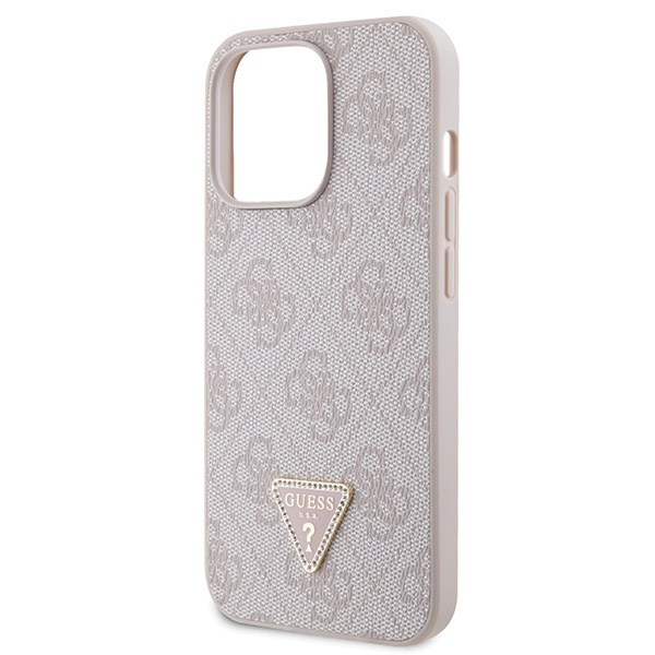 Guess GUHCP13LP4TDSCPP iPhone 13 Pro /13 6.1" różowy/pink hardcase Crossbody 4G Metal Logo