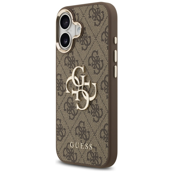 Etui Guess 4G Big 4G Classic Logo do     iPhone 17 brązowy złoty