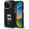 Etui Karl Lagerfeld Silicone Karl Sketch MagSafe do iPhone 16 Pro Max czarny