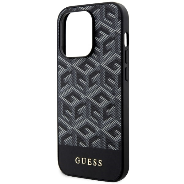 Guess GUHMP14XHGCFSEK iPhone 14 Pro Max6.7" czarny/black hardcase GCube Stripes MagSafe