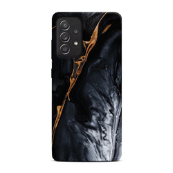 CaseGadget ETUI NADRUK CZARNY MARMUR SAMSUNG GALAXY A72