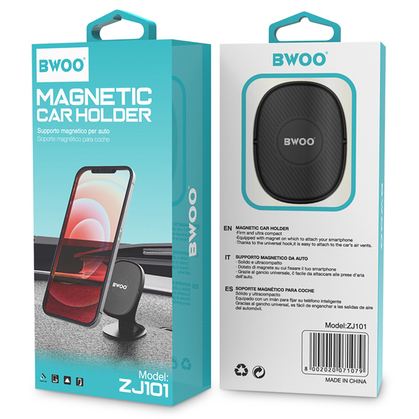 BWOO uchwyt samochodowy ZJ101 magnetyczny czarny