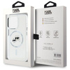 Karl Lagerfeld KLHMP15LHLSKCH iPhone 15   Pro 6.1" biały/white hardcase IML Metal Karl&Choupette Head MagSafe