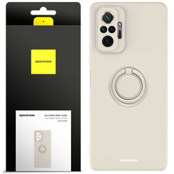 Spacecase Etui Silicone Ring Redmi Note 10 Pro bone