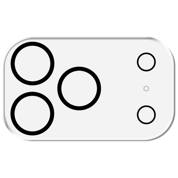 Ochrona na obiektyw aparatu 3MK Lens Pro FullCover do Apple iPhone 17 Pro