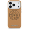 Etui Karl Lagerfeld Point & Metal Logo   MagSafe do iPhone 17 Pro Max brązowy