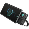 USAMS Powerbank ze zwijanym kablem USB-C Retractable 10000 mAh PD 20W Fast Charge XY Series biały/white 10KCD22402 (US-CD224)