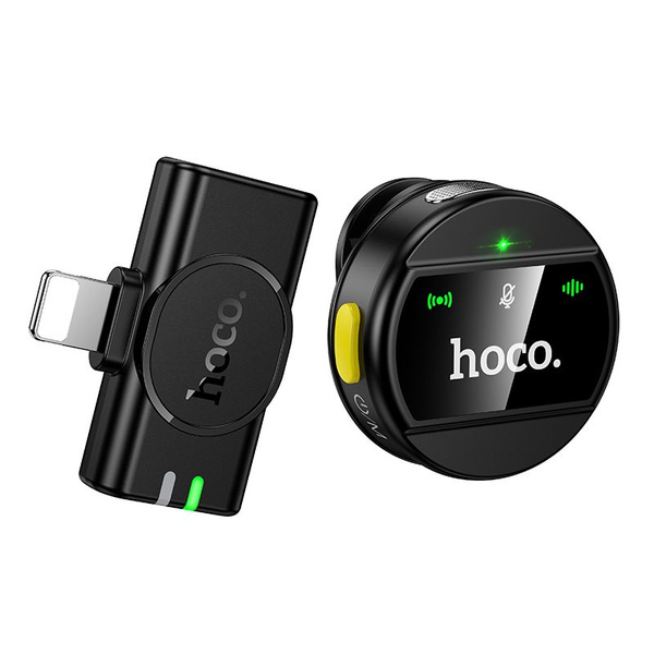 Mikrofon bezpzewodowy Lightning Hoco L21 czarny