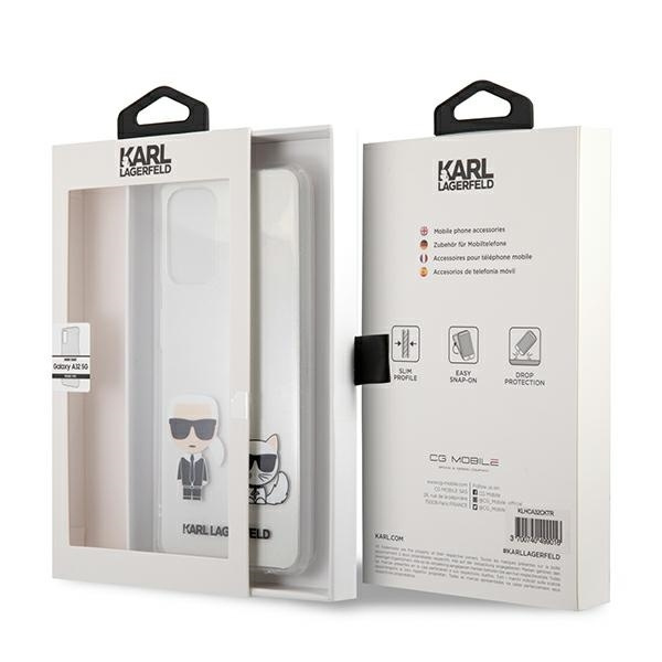 Karl Lagerfeld KLHCA32CKTR A326 A32 5G hardcase Transparent Karl & Choupette