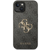 Guess GUHCP15S4GMGGR iPhone 15 / 14 / 13 6.1" szary/grey hardcase 4G Big Metal Logo