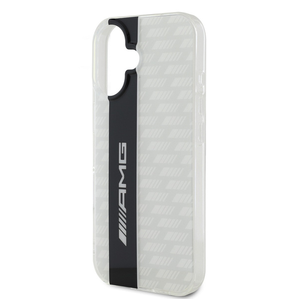 AMG Carbon Pattern Case for iPhone 16 White