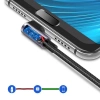 Ugreen US284 70255 USB-A (straight) / USB-C (angled) 3A Cable 3m - Gray