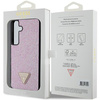 Guess GUHCS24MHDGPPP S24+ S926 różowy/pink hardcase Rhinestone Triangle