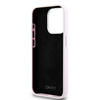 DKNY DKHMP14LSMCHLP iPhone 14 Pro 6.1"różowy/pink hardcase Liquid Silicone Small Metal Logo MagSafe