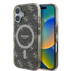 Guess GUHMP16MH4DTEW iPhone 16 Plus6.7" brązowy/brown hardcase IML 4G Background MagSafe