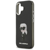 Etui Karl Lagerfeld IML Aquarelle Karl & Logo MagSafe do iPhone 17 czarny