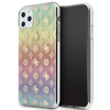 Guess GUHCN65PEOML iPhone 11 Pro Maxmulticolor hard case Iridescent 4G Peony