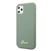 Guess GUHCN58LSLMGKA iPhone 11 Pro khaki hard case Silicone Vintage Gold Logo