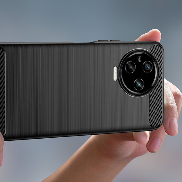 CARBON CASE COVER FOR INFINIX NOTE 12 (2023) / INFINIX NOTE 12 PRO FLEXIBLE SILICONE CARBON COVER BLACK