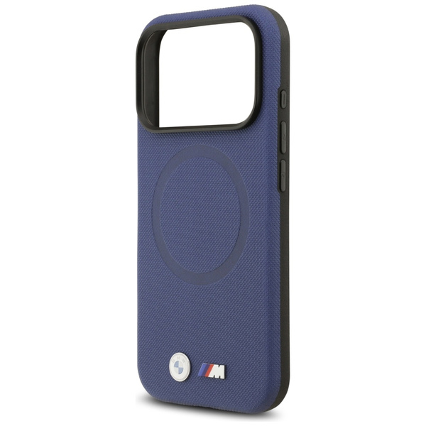 Etui BMW M FW Metal Logo MagSafe do      iPhone 17 Pro granatowy