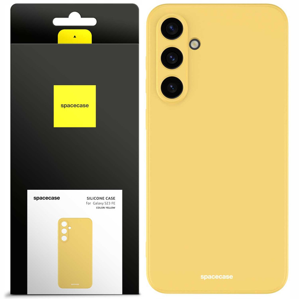 Spacecase Etui Silicone Case Galaxy S23 FE yellow