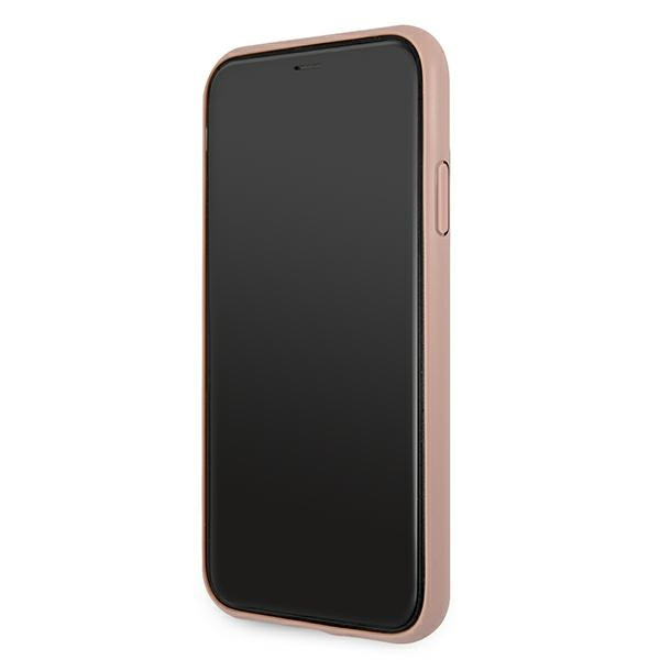 Guess GUHCN614GMGPI iPhone 11 6,1"/ Xr różowy/pink hardcase 4G Big Metal Logo