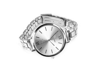 WATCH PLATINUM BRACELET SILVER PERFECT GIFT (4)