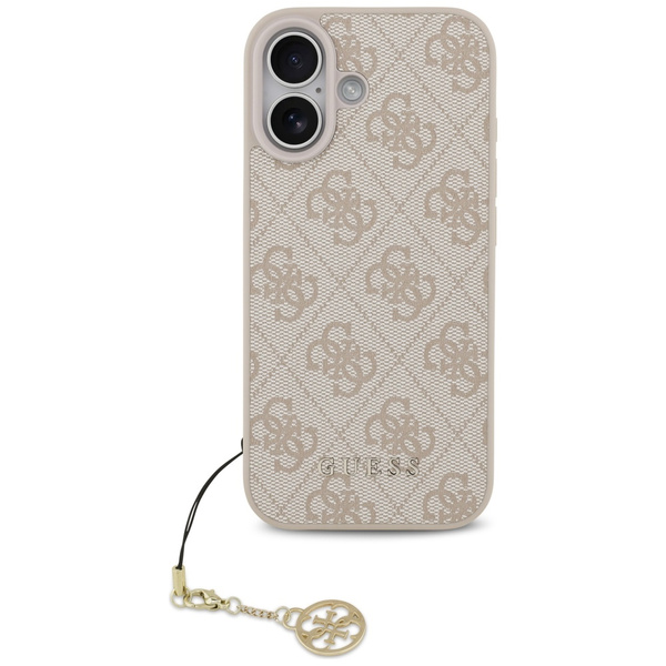 Etui Guess 4G Charms Collection MagSafe  do iPhone 17 różowy