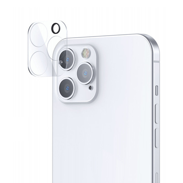 Joyroom Mirror Series szkło hartowane na cały aparat obiektyw kamerę do iPhone 12 przezroczysty (JR-PF730)