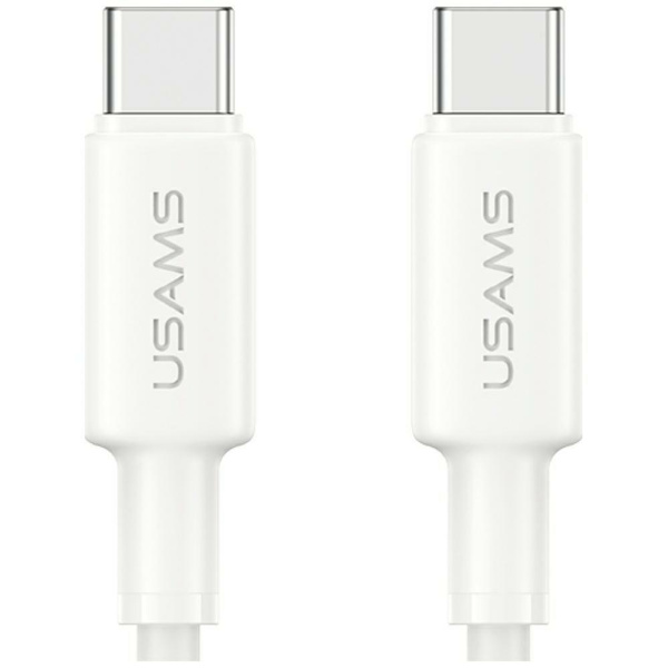 Kabel USAMS U90 60W USB-C do USB-C biały