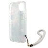 Guess GUHCP13MHFLSB iPhone 13 / 14 / 15 6.1" niebieski/blue hardcase Flower Strap