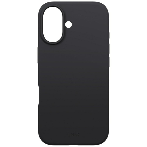 Etui UNIQ Lino do iPhone 17 Magclick     Charging szary