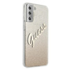 Guess GUHCS21MPCUGLSGO S21+ G996złoty/gold hardcase Glitter Gradient Script